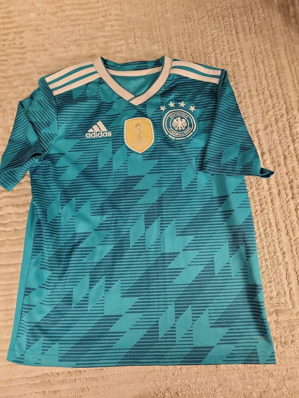 Adidas Deutcher Fussball-bund Futbol Soccer Shirt Jersey Youth Large Boys Kids